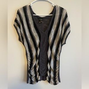 5 for $20! Striped Sweater Style Ruched Tunic